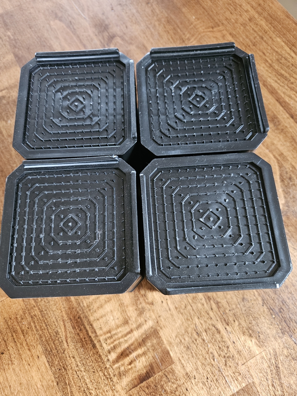Furniture Risers Three Height Adjustable (Set of 4)